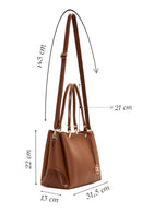 Women's Tan Classic Handbag | Derimod