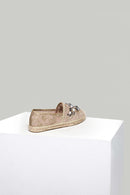 Stoned Beige Women's Espadrille | Derimod