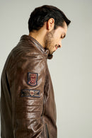 Off Limits Men's Leather Jacket | Derimod