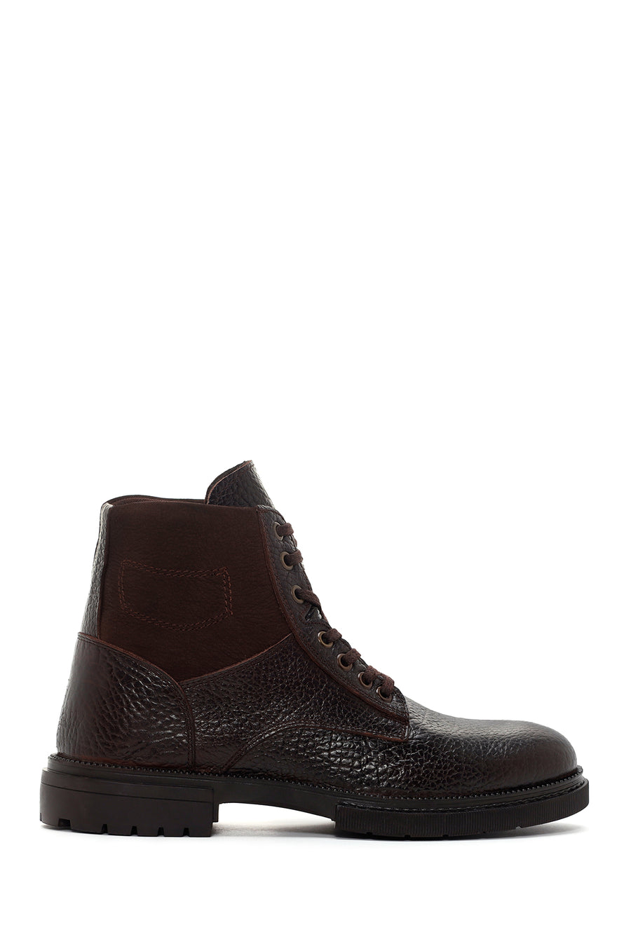 Men's Brown Zippered Casual Boots 23WFD6956FT | Derimod