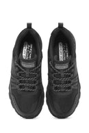 Skechers Women's Black Escape Plan Lace-Up Sneakers | Derimod