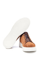 Erkek Taba Süet Deri Sneaker | Derimod