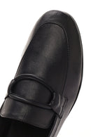 Women's Black Leather Loafer | Derimod