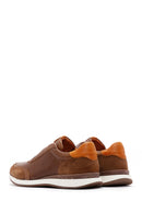 Men's Mink Leather Suede Detailed Sneaker | Derimod