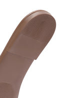 Women's Cream Leather Slippers | Derimod