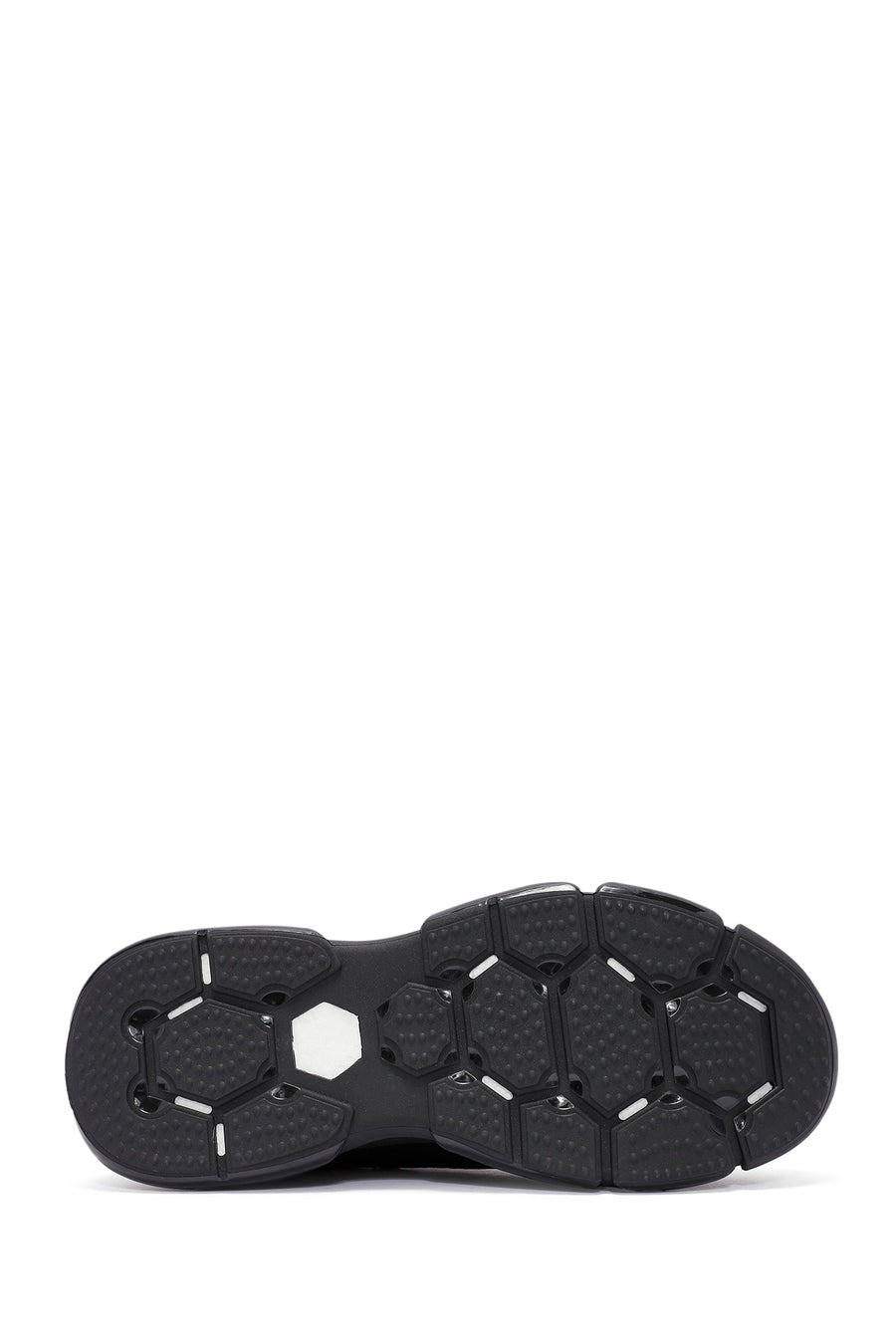 Men's Black Lace-up Leather Sneaker