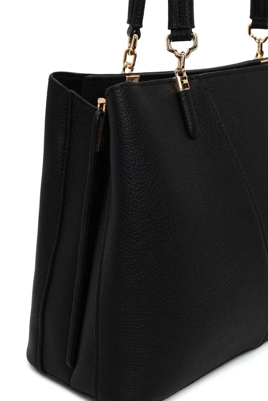 Woman Black Long-Strap Shoulder Bag