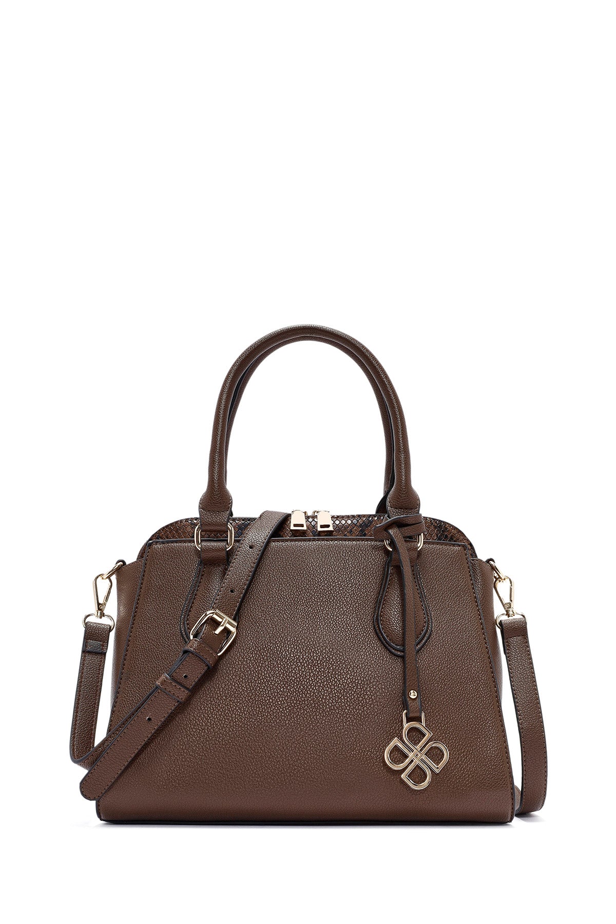 Woman Brown Long-Strap Classic Shoulder Bag WB150012SK | Derimod