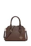 Woman Brown Long-Strap Classic Shoulder Bag | Derimod