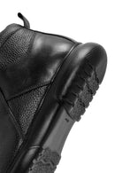 Men's Black Zippered Leather Casual Boots | Derimod