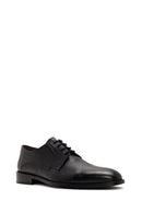 Men's Black Laced Leather Classic Shoes | Derimod