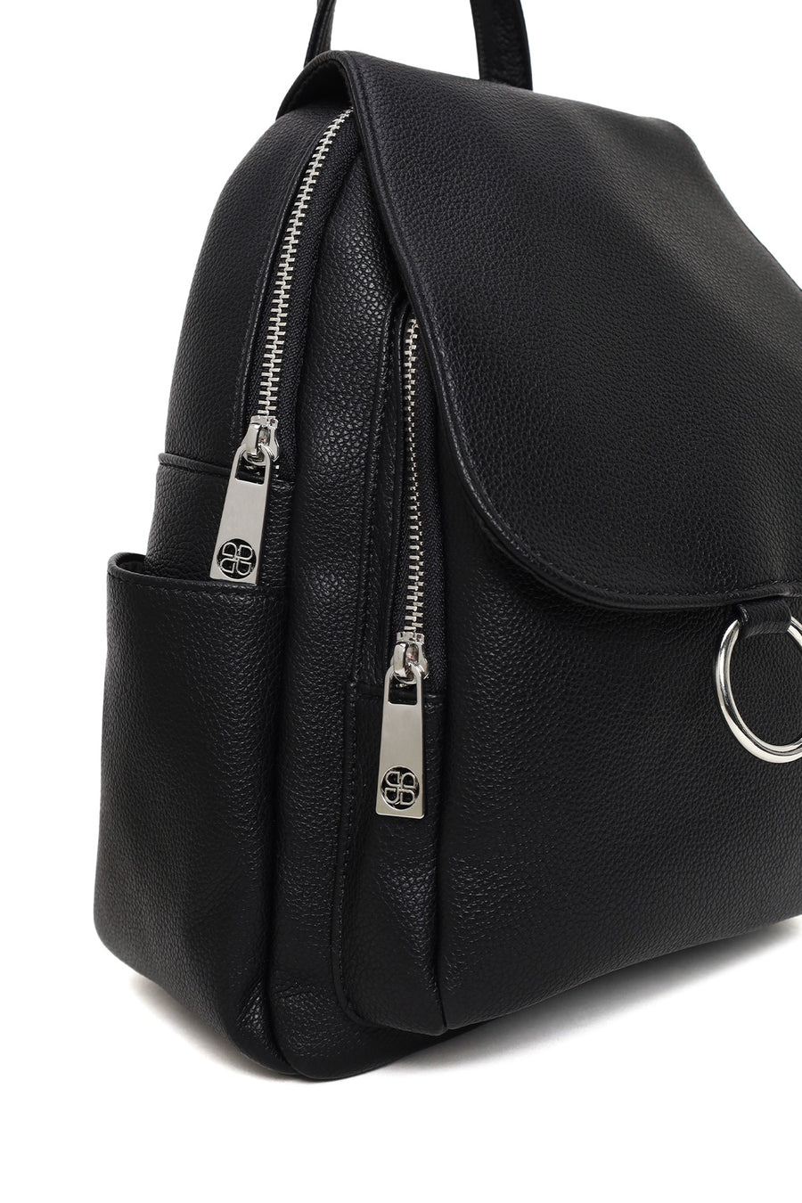 Woman Black Backpack