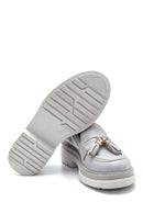 Women's Leather Tassel Detailed Loafer | Derimod