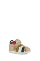 Geox Baby Boy Multicolored Macchia Strappy Leather Sandals | Derimod