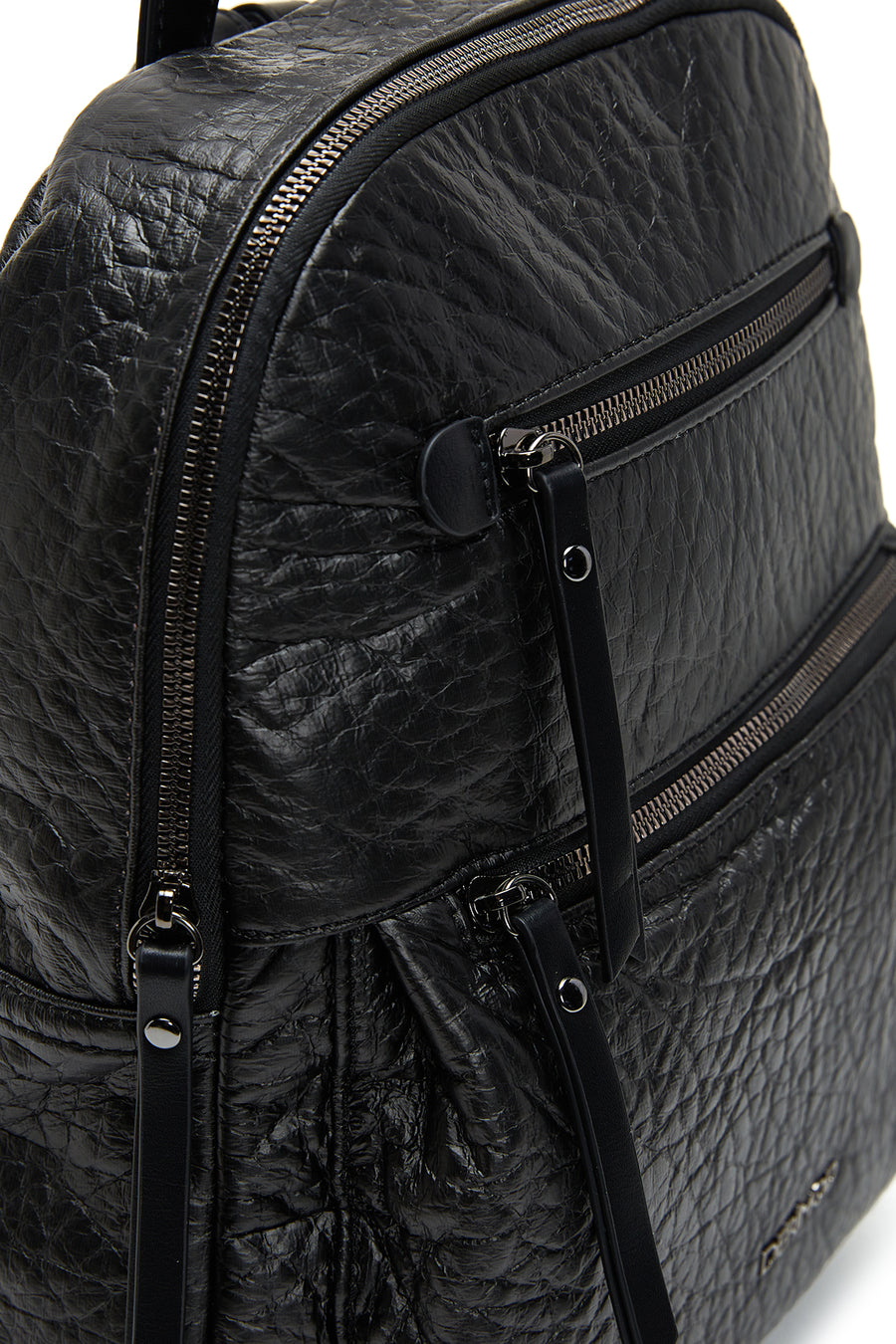 Women's Black Long Casual Backpack