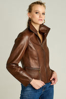 Martha Women's Leather Jacket | Derimod