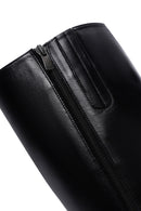 Women's Black Leather Platform High Heel Boots | Derimod