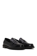 Kadın Siyah Deri Maskülen Loafer | Derimod