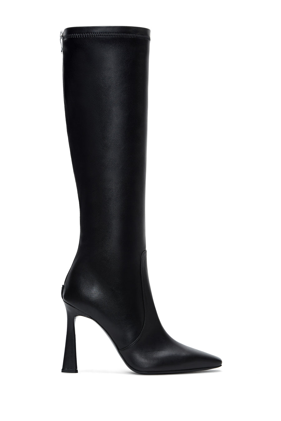 Women's Black Leather Heeled Boots 22WFD121018 | Derimod