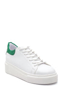 Kadın Beyaz Kalın Tabanlı Sneaker | Derimod