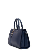 Woman Navy Long-Strap Classic Shoulder Bag | Derimod