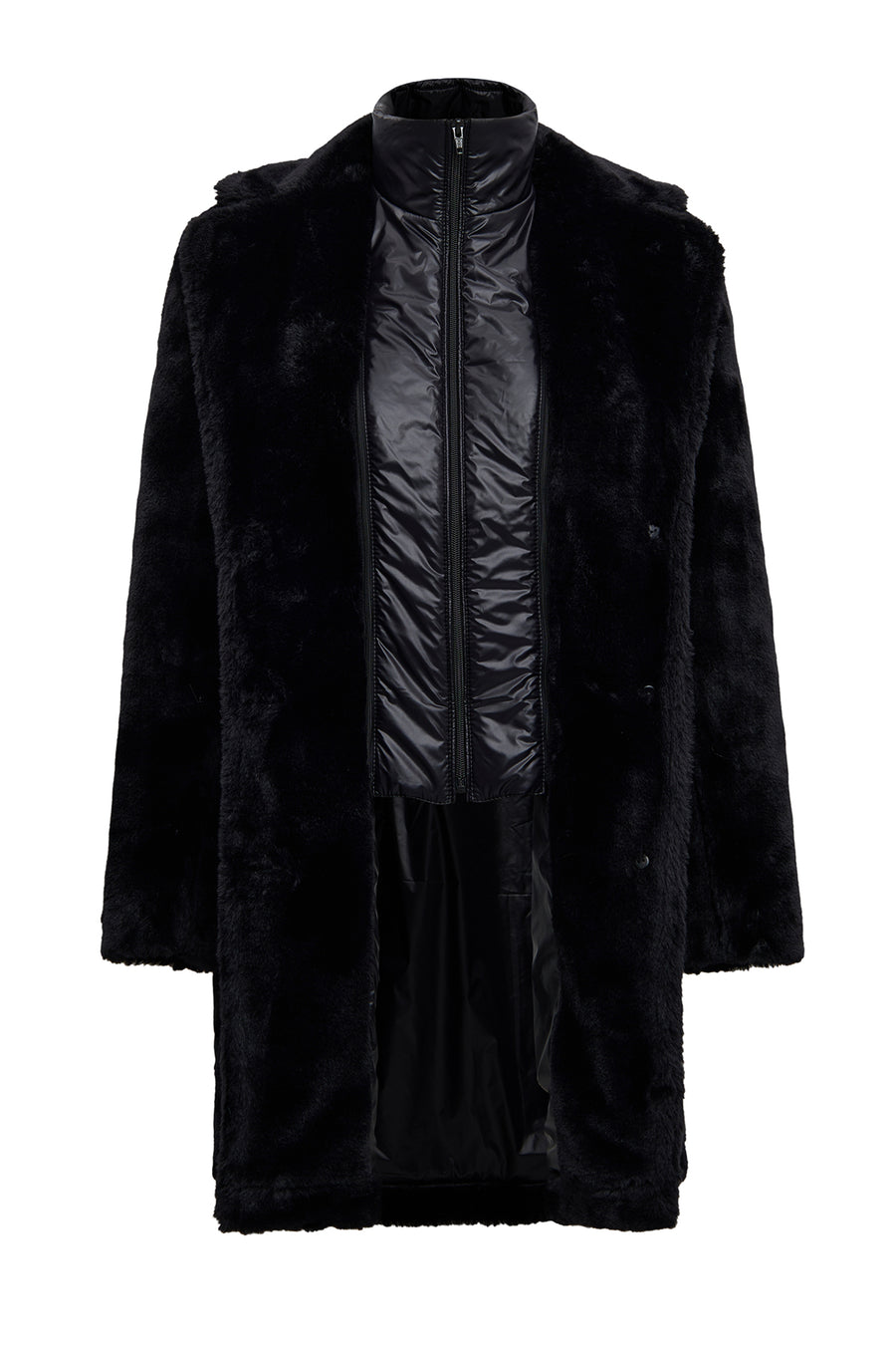 Alaska Women's Black Teddy Coat