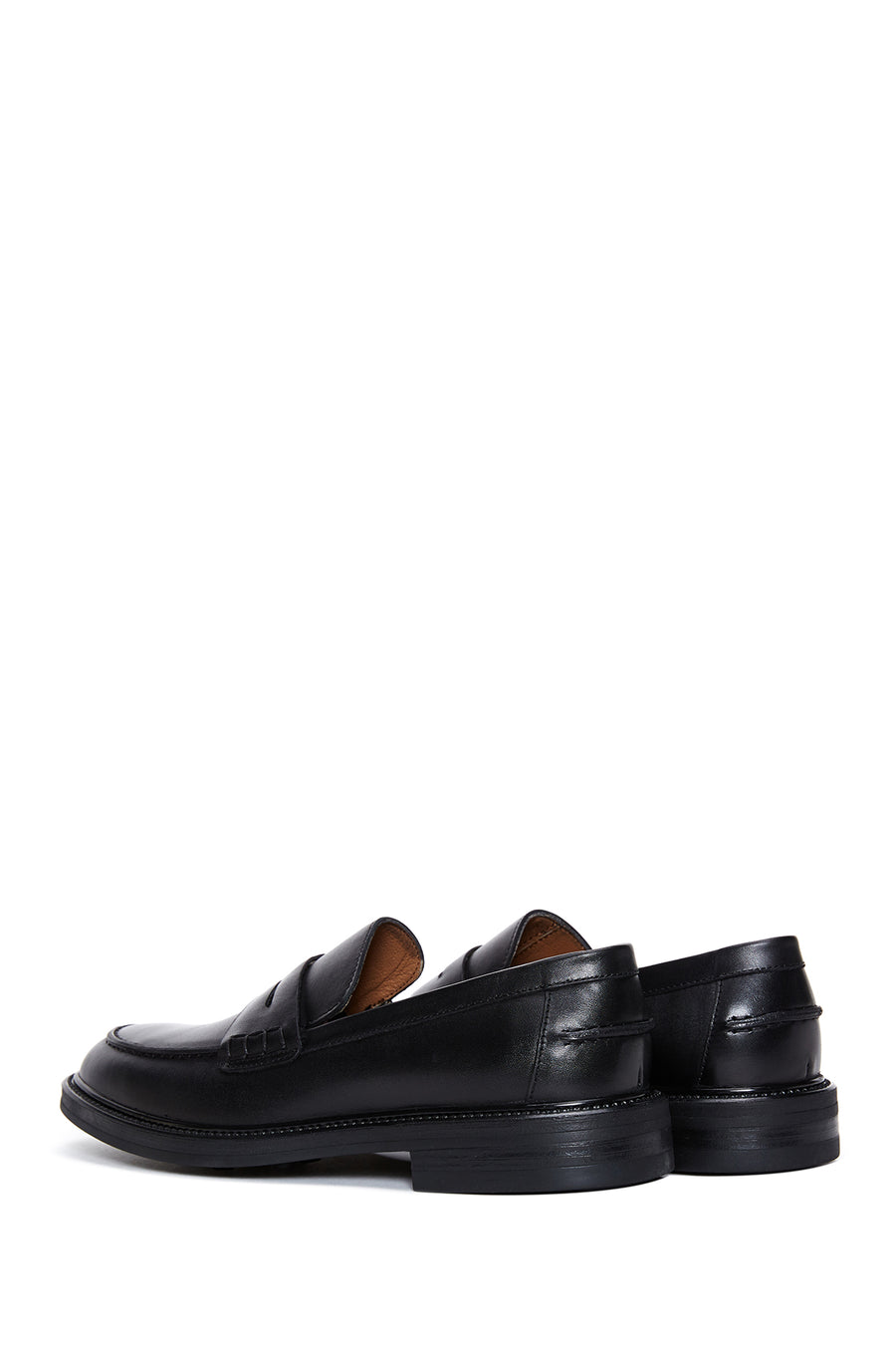 Erkek Siyah Deri Casual Loafer