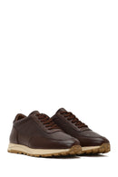 Men's Brown Lace-up Leather Casual Sneaker | Derimod