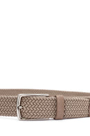 Men's Mink Braided Leather Belt | Derimod