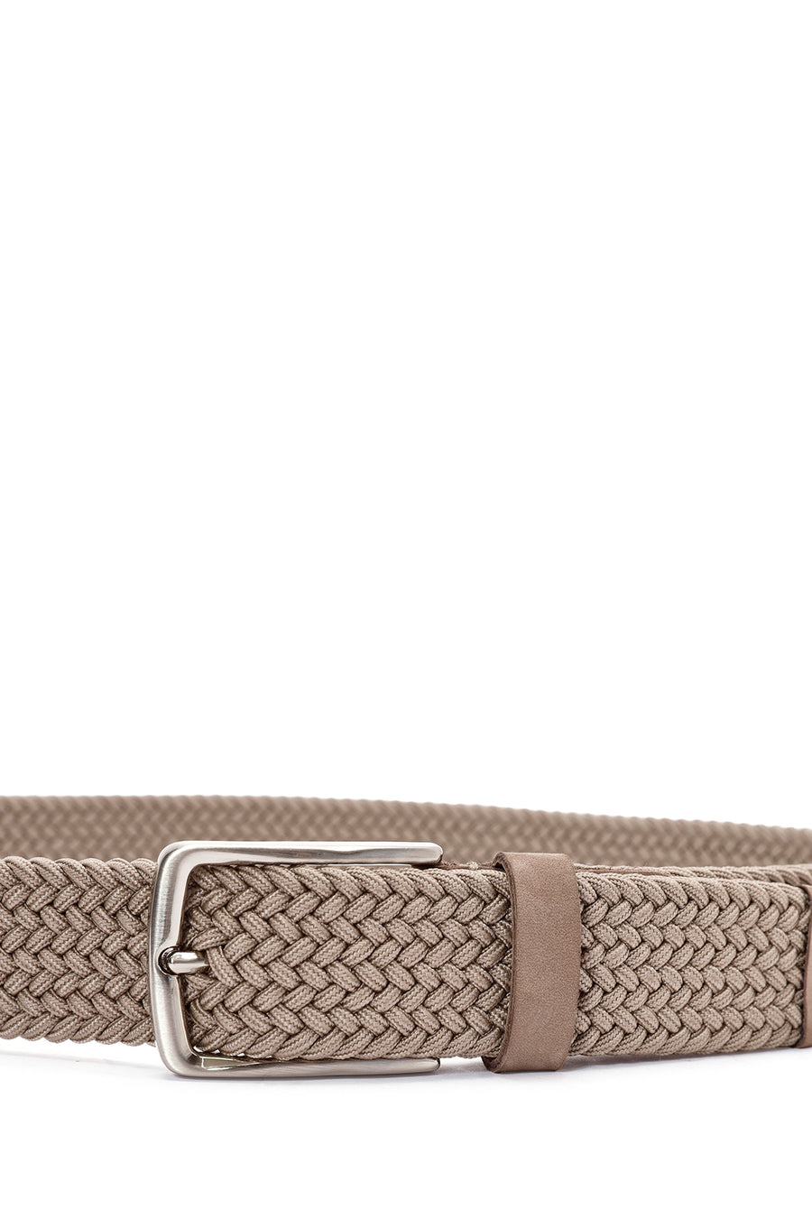 Men's Mink Braided Leather Belt