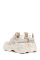 Women's Beige Thick Soled Sneaker | Derimod