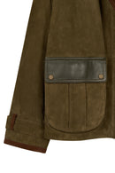Liberty Woman Khaki Suede Jacket | Derimod