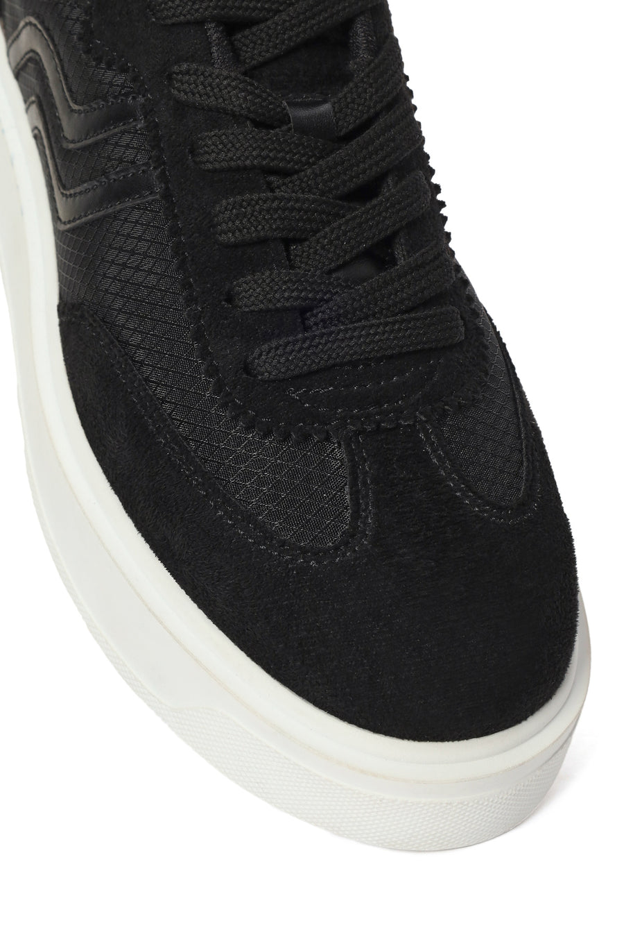 Kadın Siyah Bağcıklı Sneaker