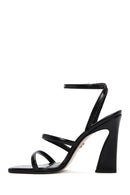 Women's Black Ankle Strap Heeled Sandals | Derimod