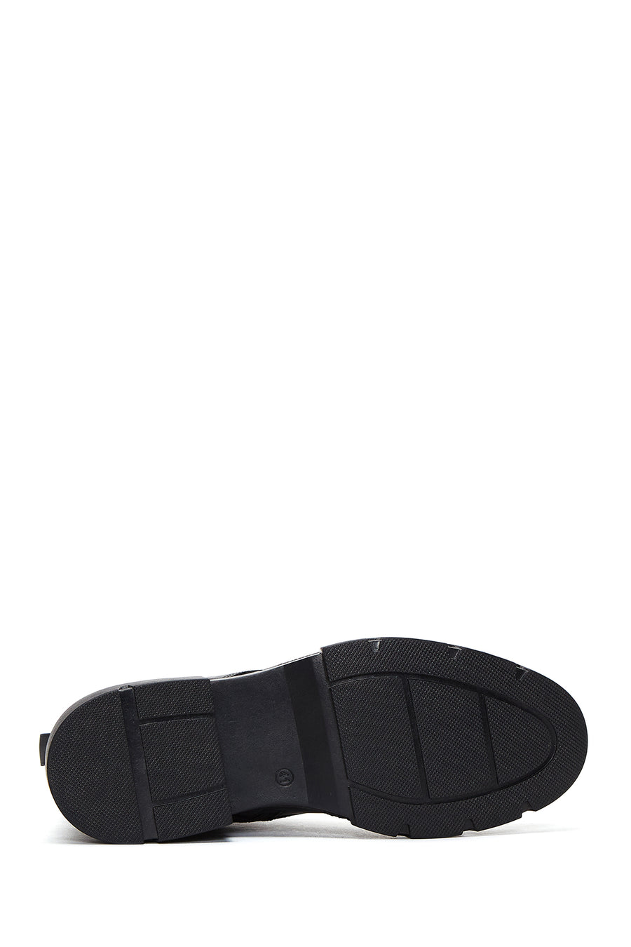 Men's Black Leather Zippered Casual Boots