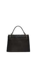 Women's Black Long Strap Printed Shoulder Bag | Derimod