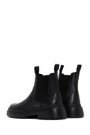 Men's Black Leather Casual Chelsea Boots | Derimod