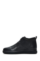 Men's Black Leather Casual Boots | Derimod