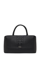 Women's Black Long Strap Leather Shoulder Bag | Derimod