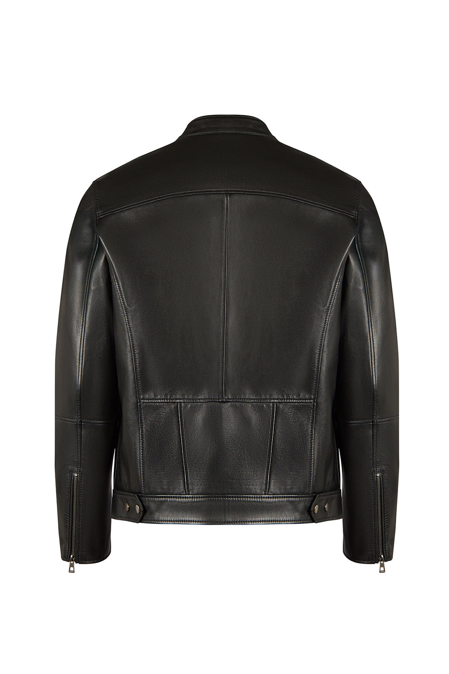 Edward Male Black Leather Jacket