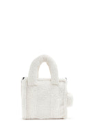 Women's Beige Long Strap Plush Crossbody Bag | Derimod