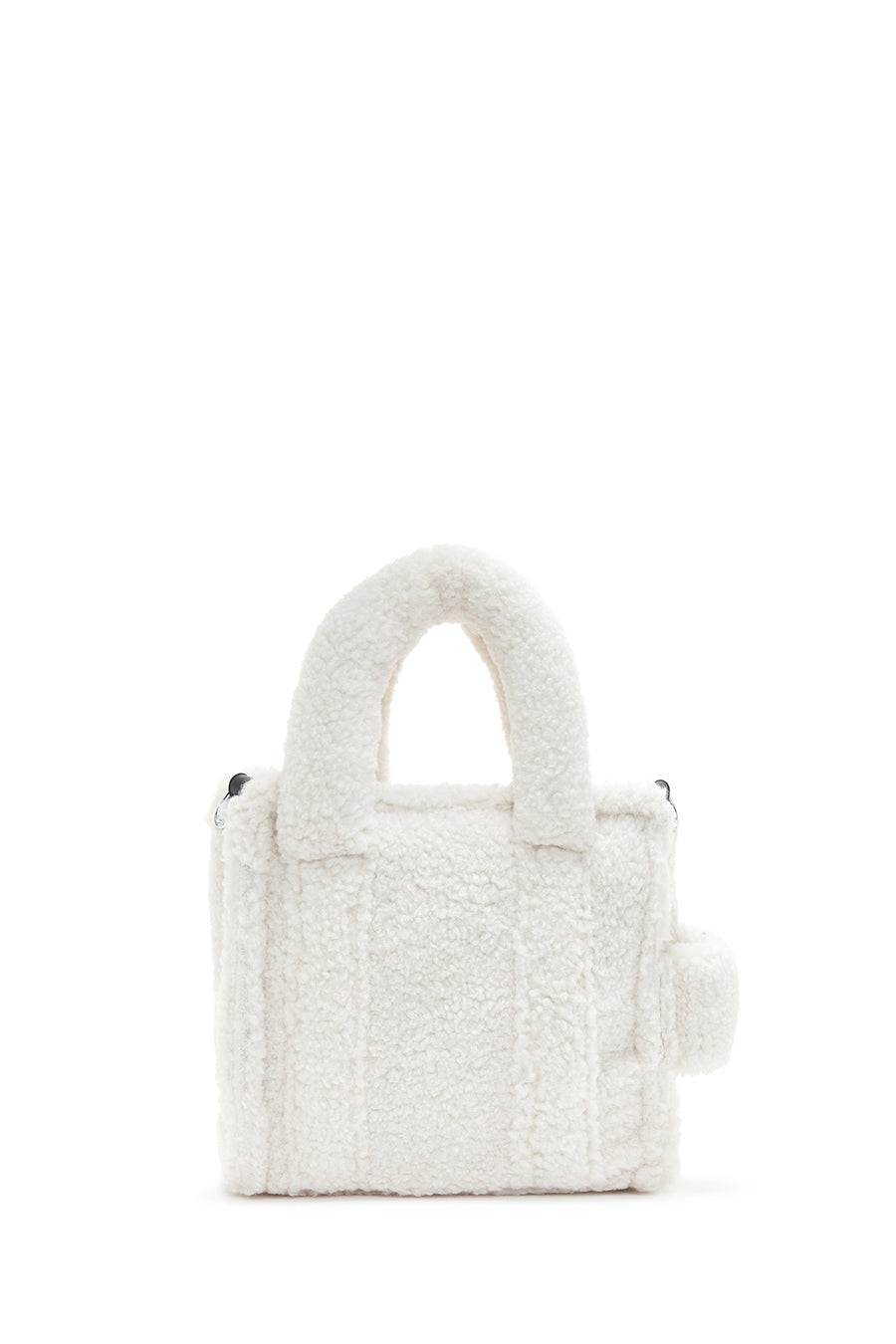Women's Beige Plush Handbag