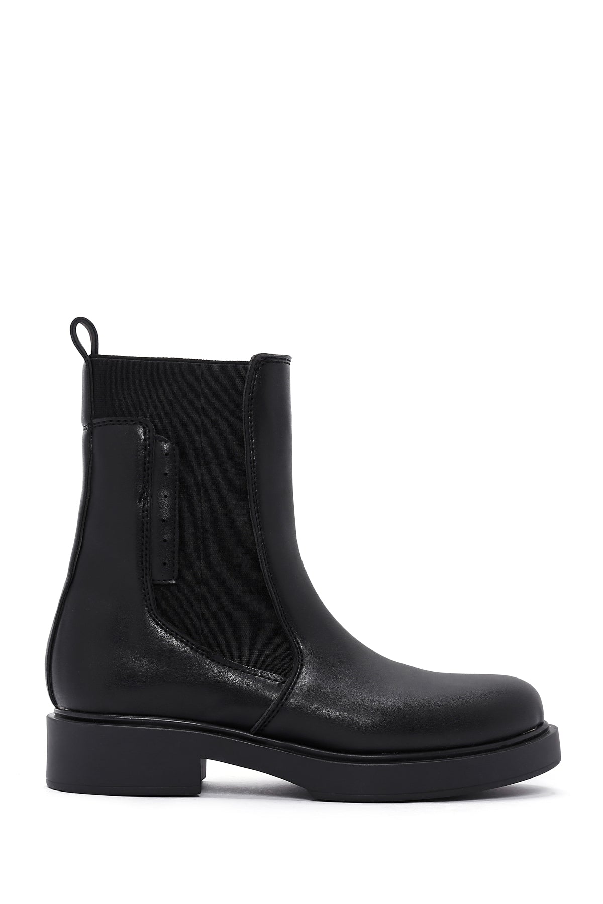 Women's Black Thick Soled Chelsea Boots 23WFE201118 | Derimod