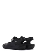 Women's Black Strappy Comfort Sandals | Derimod