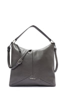 Women's Gray Long Strap Shoulder Bag | Derimod