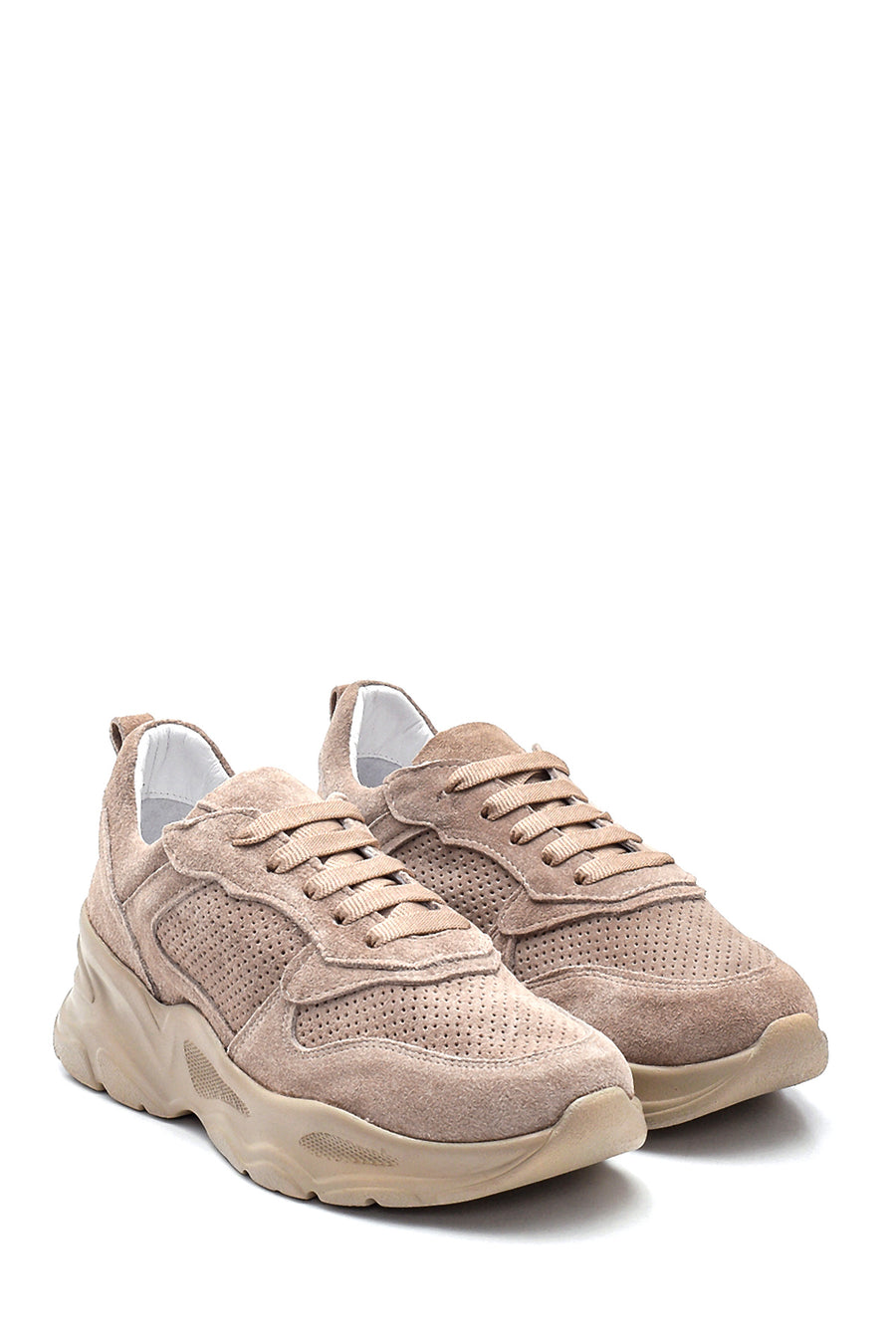Kadın Deri Süet Sneaker