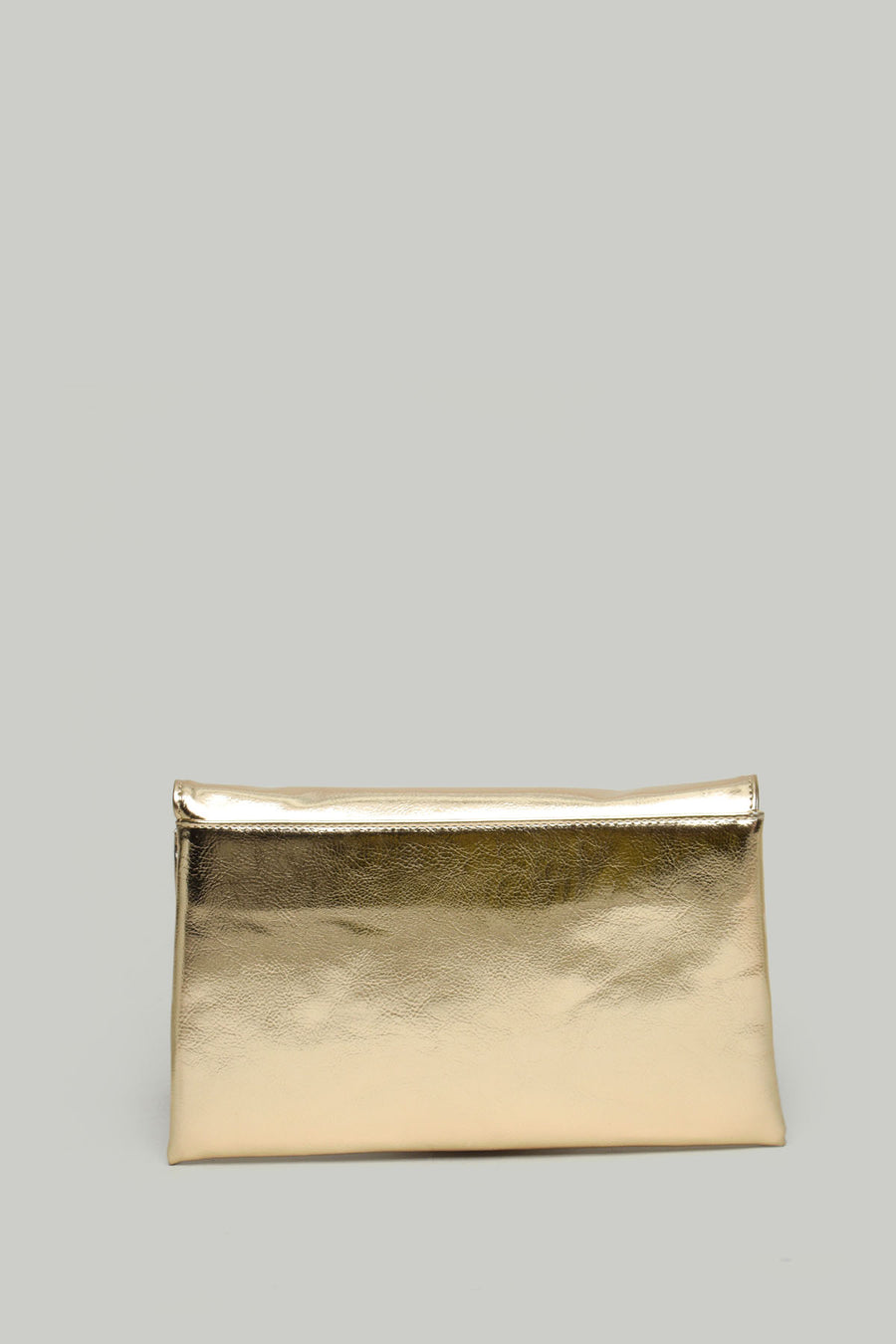 Gold Women's Portfolio with Chain Strap