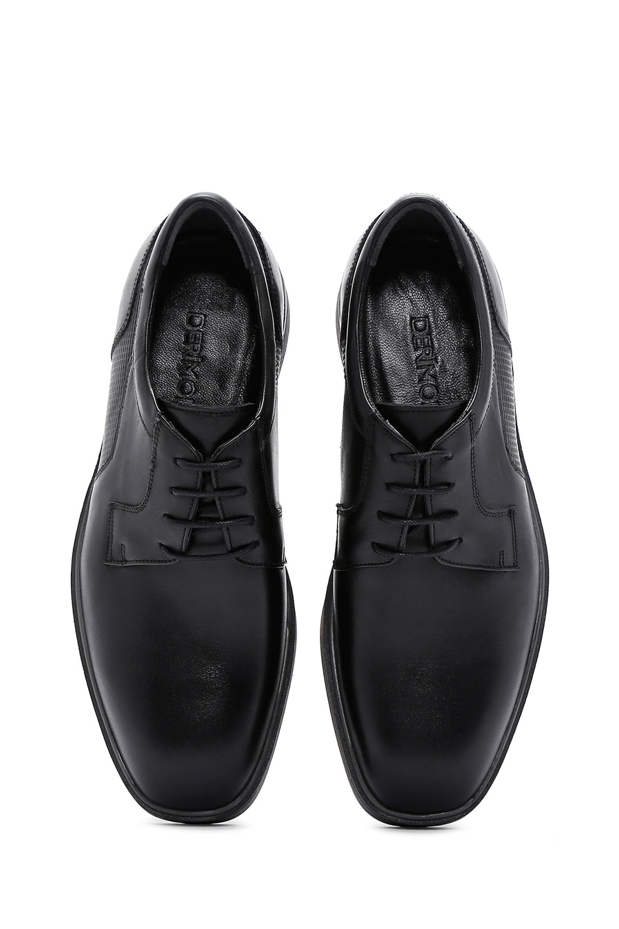 Men's Black Leather Casual Shoes