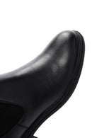 Men's Black Chelsea Casual Leather Boots | Derimod