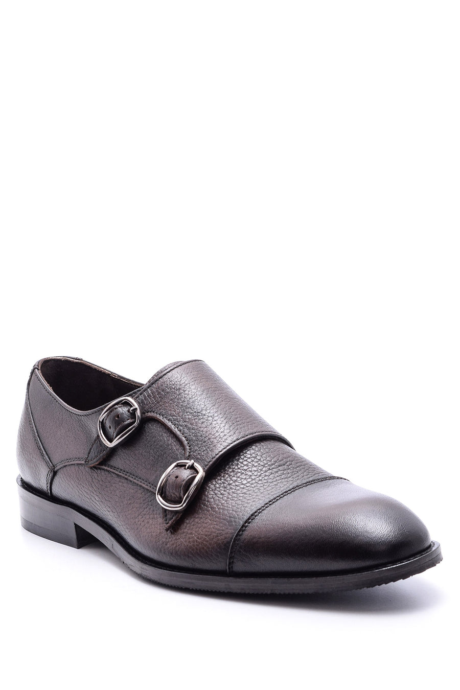 Men's Classic Buckle Leather Shoes 19WFD3110FT | Derimod
